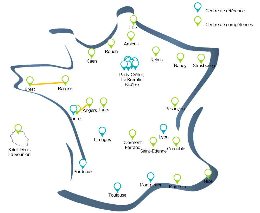 Carte Des Centres De Dialyse En France Carte Francedfg - Orkid
