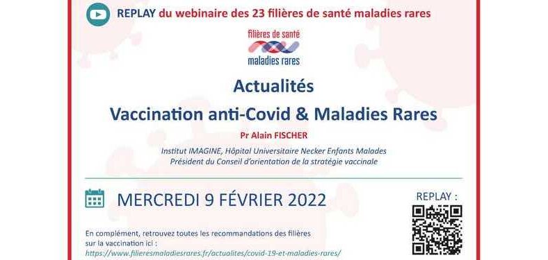 Vaccination COVID et Maladies Rares : le replay