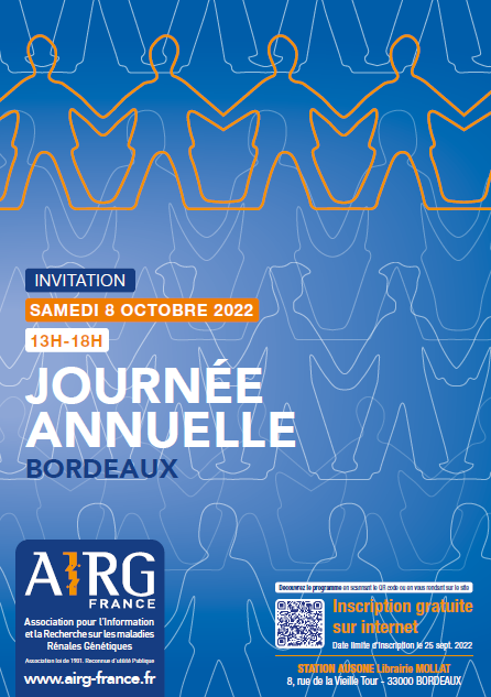 Affiche journée annuelle AIRG france 2022
