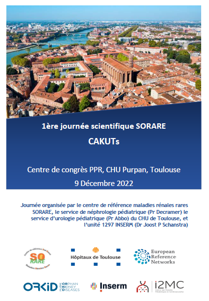 Journée scientifique du CRMR SORARE dédiée aux CAKUTs @ Centre d'enseignement et de congrès de l'hôpital Pierre-Paul Riquet | Toulouse | Occitanie | France
