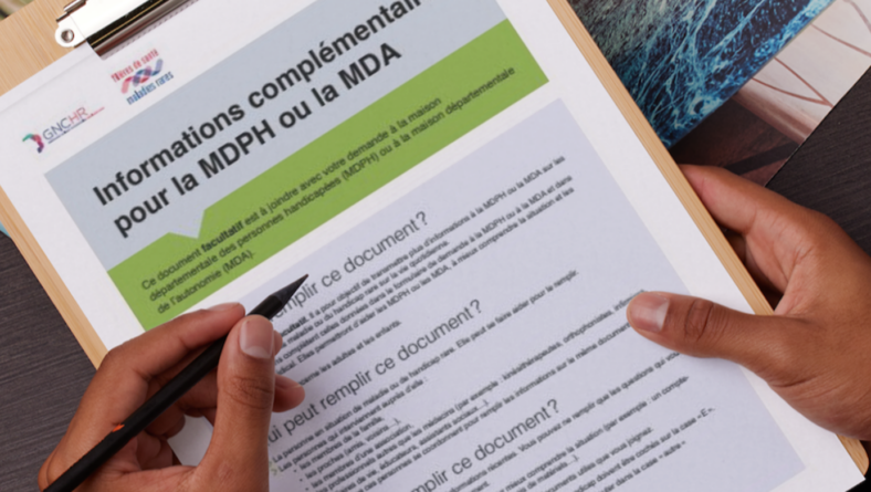 Document de transmission d’informations complémentaires au dossier MDPH