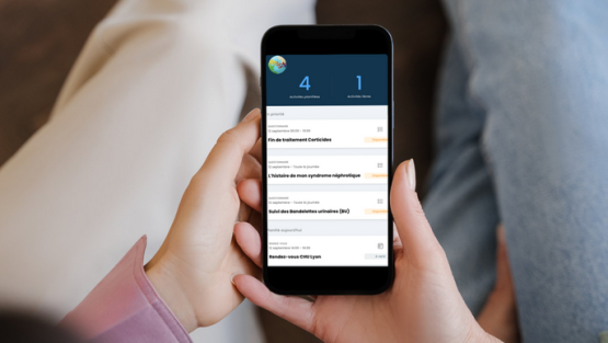 Une application pour améliorer le suivi des patients atteints de syndrome néphrotique idiopathique