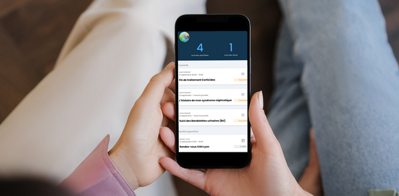 Une application pour améliorer le suivi des patients atteints de syndrome néphrotique idiopathique